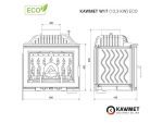 Ketaus židinio Įdėklas KAWMET W17 (12,3 kW) ECO - Image 2