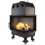 SAVEN Energy 85х50х47R Black (17,0 kW) ECO židinio ugniakuras-kampinis