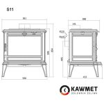 Ketaus krosnelė KAWMET Premium PROMETEUS S11 ECO - Image 2